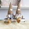 2 Pcs Handmade Swedish Tomte Gnomes – Plush Farmhouse Coffee Bar Decorations for Home, Kitchen, Tiered Tray, and Table Shelf (Brown)